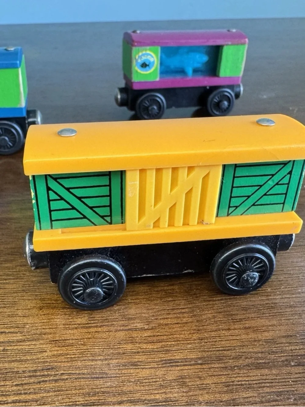 Thomas the Train Zoo Animal Train Hippo Car Monkey Shark Octopus Wooden Trains